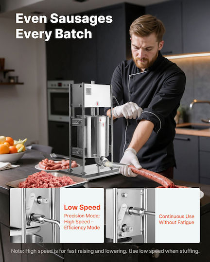 Vevor Sausage Filler Machine 10lt
