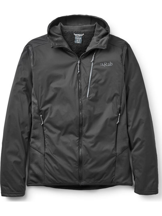 Men's Fleece Cardigan Black