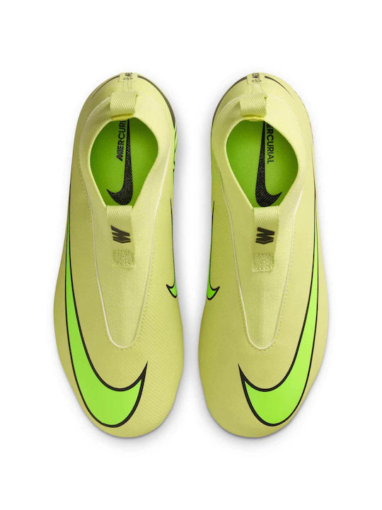 Jr Superfly 10 FG Kids Soccer Cleats Molded Green