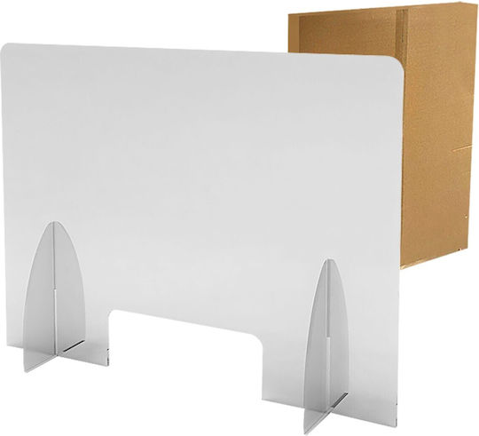 Justnote Protective for Counter Top Plexiglass Separator / Divider 50x50cm 7151
