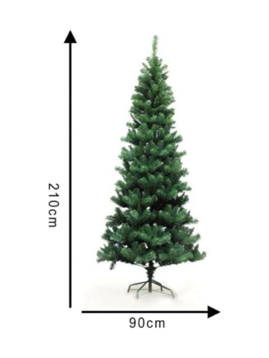 Weihnachtsbaum Schlank 210cm mit 758 Zweige