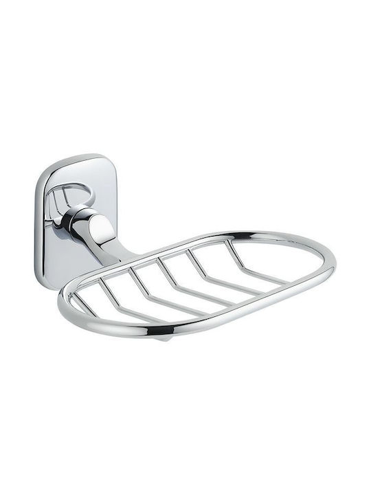 Viospiral Mercury Novo Inox Soap Dish Wall Mounted Silver