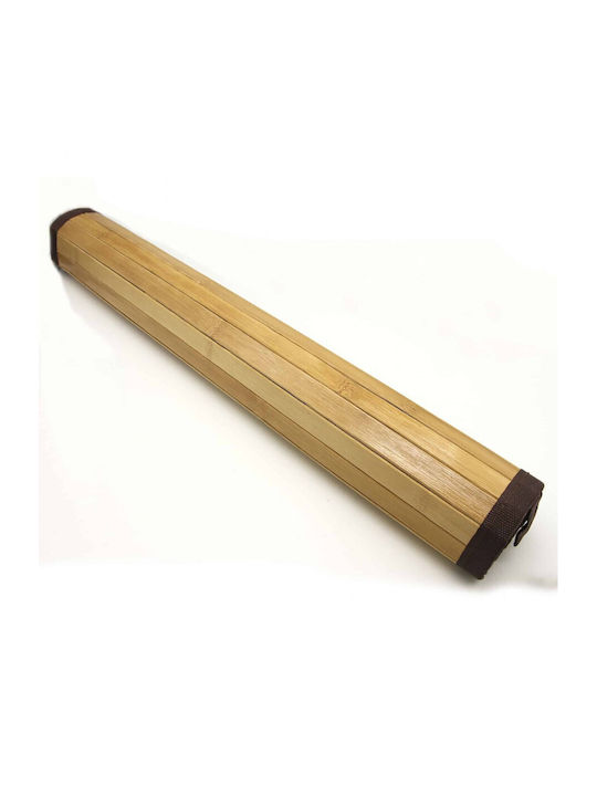 Atmosphera Πατάκι Μπάνιου Ξύλινο Bamboo 7401162 Καφέ 50x80εκ.
