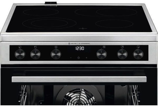 AEG CCB6648BBM Herd 73Es mit Keramikkochfeldern B59.6cm. Inox