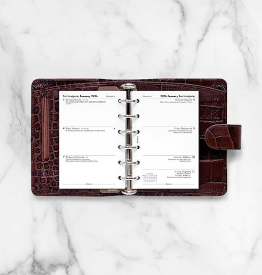 Filofax Εβδομαδιαίο Ανταλλακτικό Ημερολογίου Pocket 2026