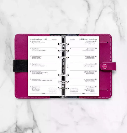 Filofax Weekly Replacement Diary Personal 2026