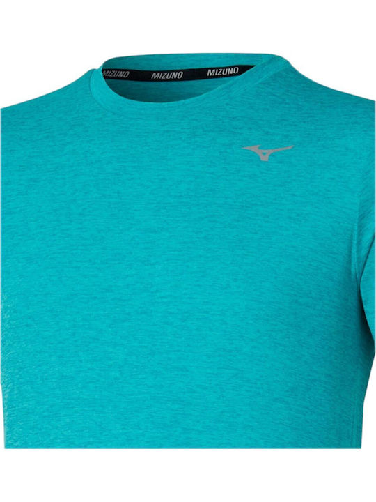 Impulse Core Herrenblusen Kurzarm Sportliches T-Shirt Türkis