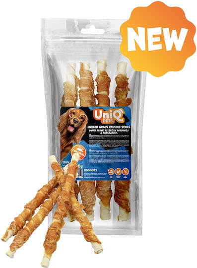 Uniq Treat Dog Stick Treats Medium Breeds with Chicken 28cm 320gr