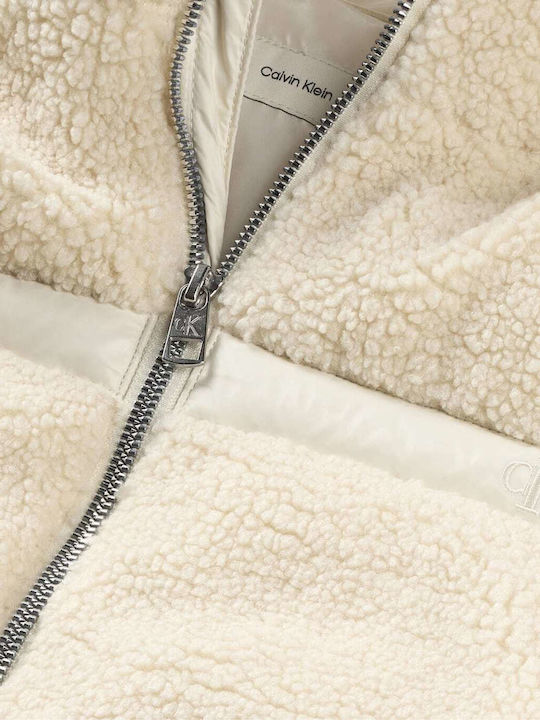 Kinder Steppjacke Ecru