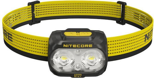 NiteCore Pro Stirnlampe LED mit maximaler Helligkeit 800lm Ut27 Schwarz