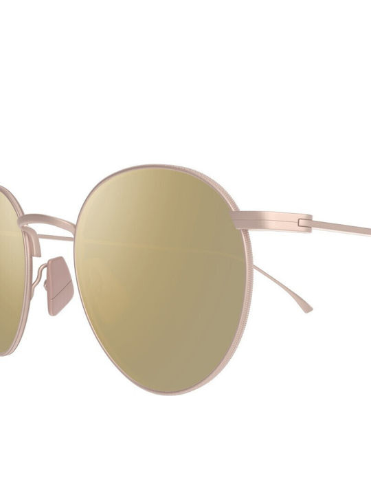 Maui Jim Women's Sunglasses with White Plastic Frame and Brown Lens 691-003