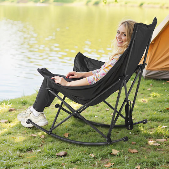 Vevor Chair Beach Black 103x92x95cm