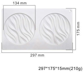 Backform Silikon 13.4x13.4cm 1cm