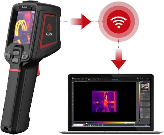 Guide Sensmart Handheld Thermal Camera with Screen 2.4" 20°C-550°C
