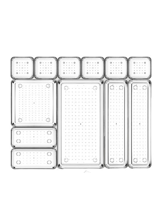 Organizator De Sertar Transparent 6 Bucăți
