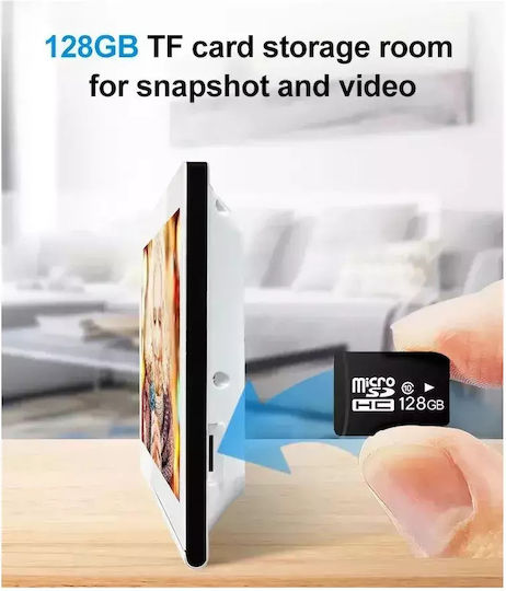 Kit Video Interfon Wi-Fi 3 Familii Mentor Sykt089b 7 Inch Ahd 2mp 24v 2 Fire 5în1 Negru