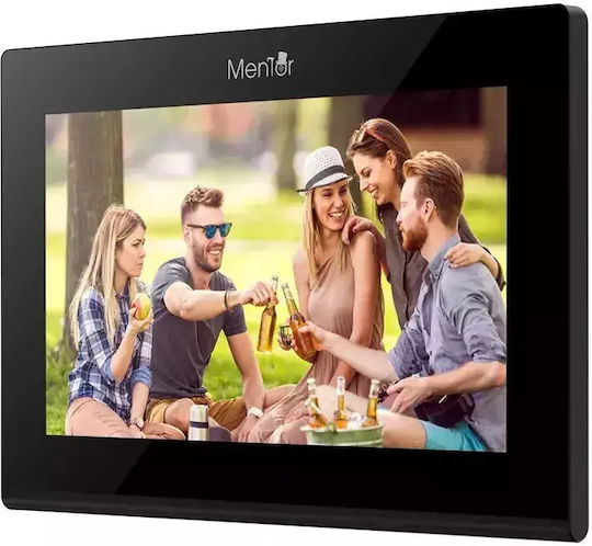 Kit Video Interfon Wi-Fi 1 Familie Mentor Sykt087b 7 Inch Ahd 2mp 24v 2 Fire 5in1 Negru