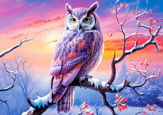 Puzzle Owl's Perfect Evening 2D 500 Piese