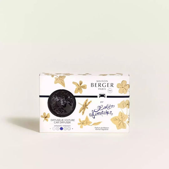 Maison Berger Paris Car Diffuser Kit Ceramic Diffuser Gun Metal Lolita Lempicka