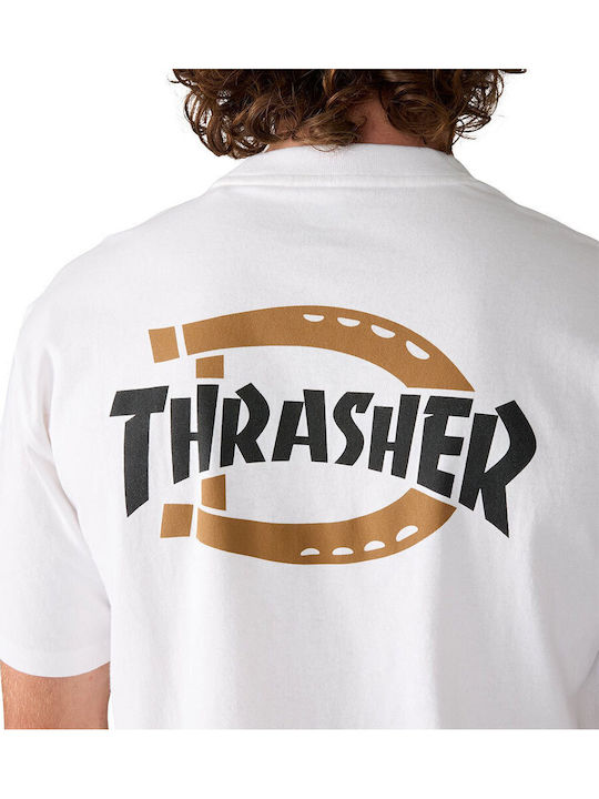 Thrasher Tricou Alb