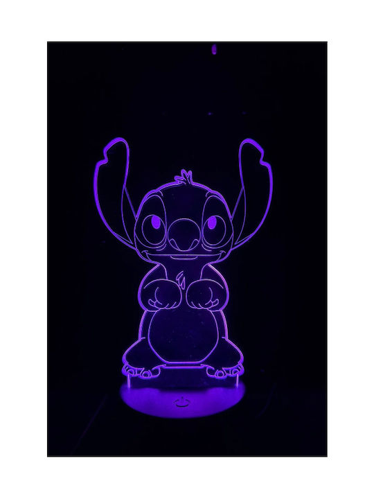 Led Παιδικό Διακοσμητικό Φωτιστικό Stitch Μαύρο 19εκ. Led Παιδικό Διακοσμητικό Φωτιστικό Stitch Μαύρο 19εκ.