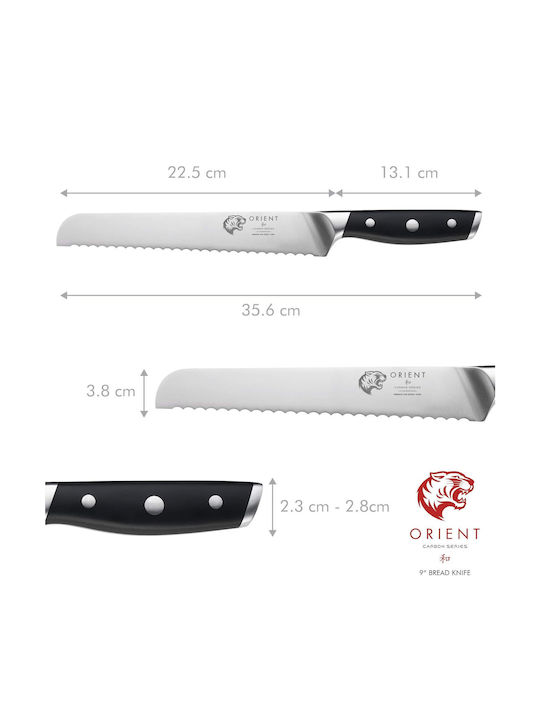 Orient Μαχαίρι Ψωμιού από Ανοξείδωτο Ατσάλι 23cm