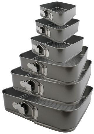 Elekom Formă de Patiserie Plastic cu Bază Detașabilă 6buc