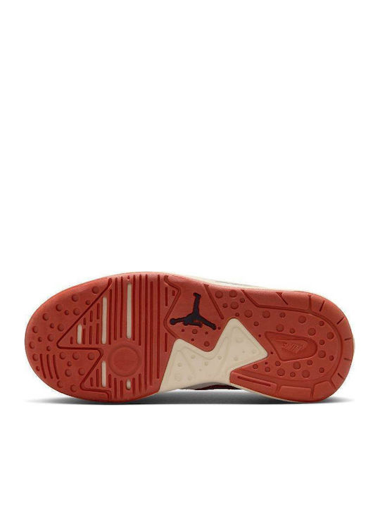 Kids Sports Basketball Shoes With Laces Beige