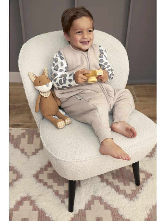 Meyco Autumn Baby Sleeping Bag with Legs 2 Tog Slub Gray