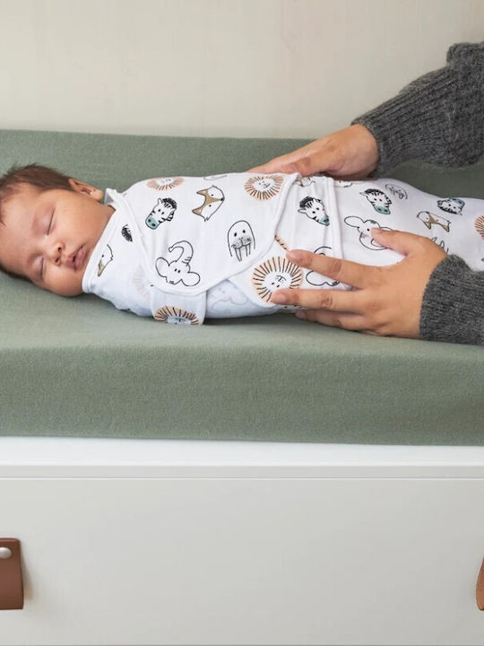 Meyco Winter Blanket Sleeping Bag Swaddle White