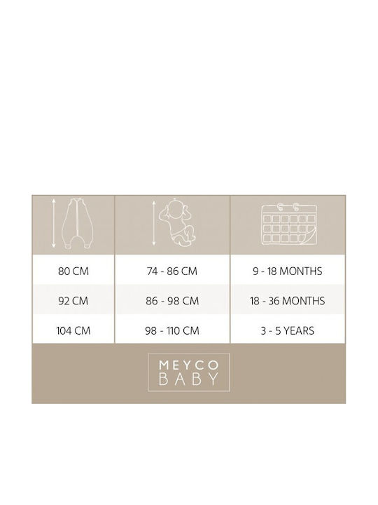 Meyco Winter Schlafsack mit Füßen