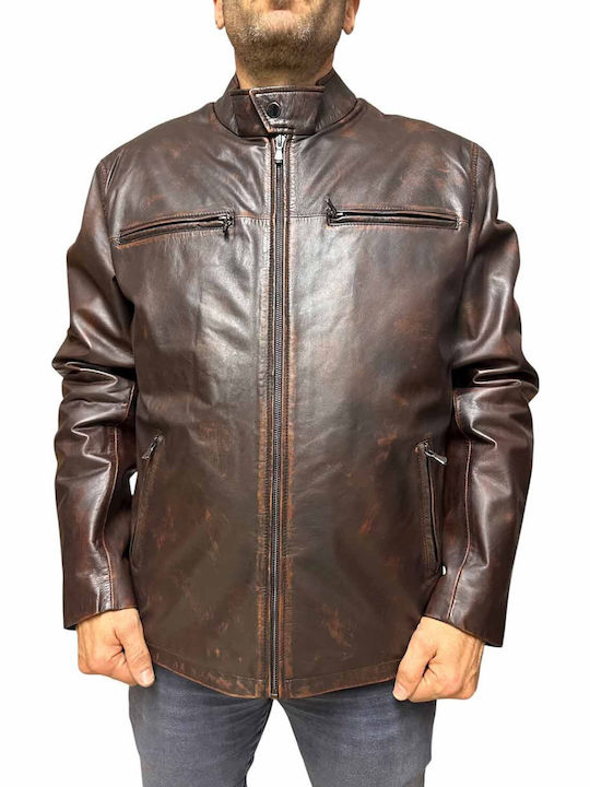 Leather Jacket Brown