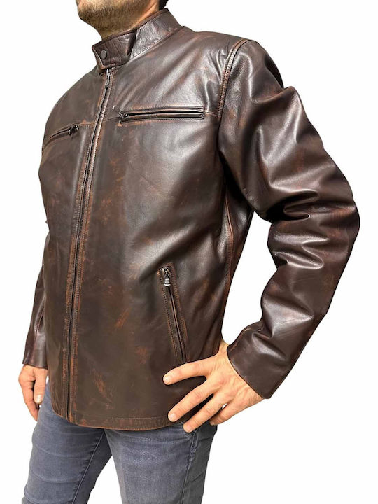 Leather Jacket Brown