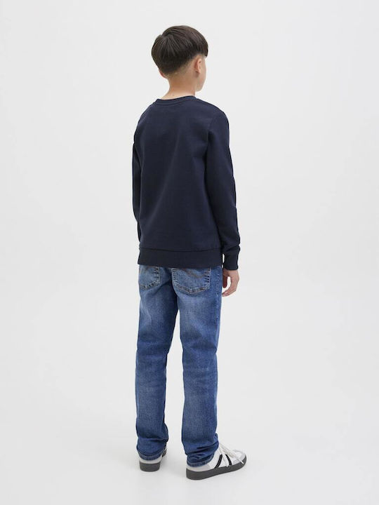 Kids Sweatshirt Blue Color Splash