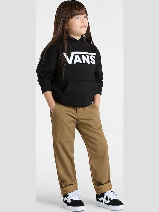 Kids Sweatshirt with Hood and Pockets Black Classic