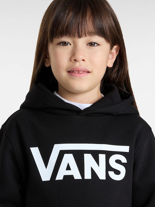 Kids Sweatshirt with Hood and Pockets Black Classic