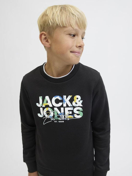 Kinder-Sweatshirt Black Color Splash