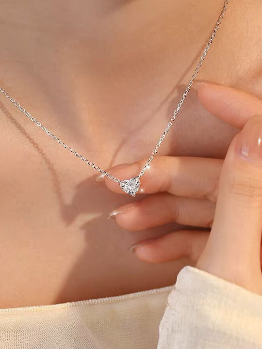 By Queen Jewelry Set S925 Moissanite Heart Shape
