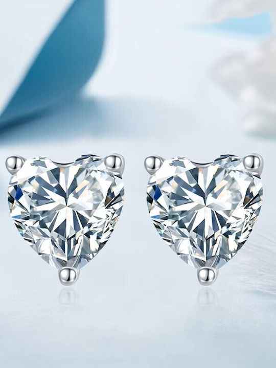 By Queen Jewelry Set S925 Moissanite Heart Shape