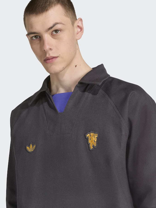 Manchester United Φούτερ με Κουκούλα Utility Black