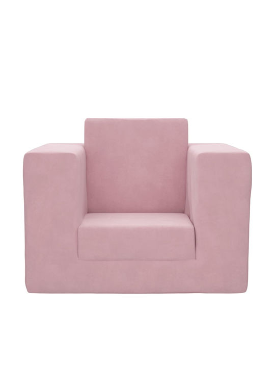 Pink Kids Armchair 52x104x34 cm