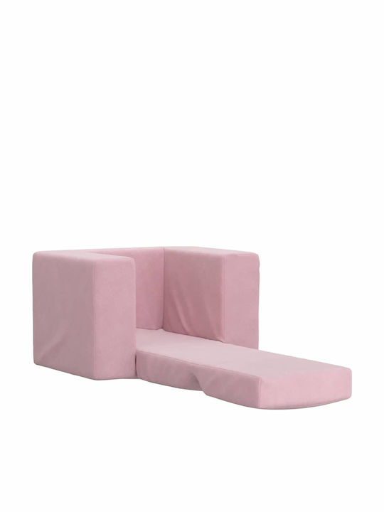 Pink Kids Armchair 52x104x34 cm