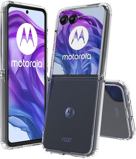 Motorola Umschlag Rückseite Silikon Transparent (Motorola Razr 50 Ultra 5G)