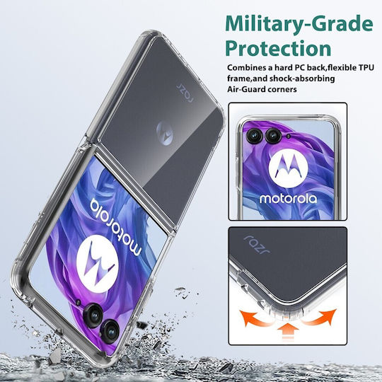 Motorola Umschlag Rückseite Silikon Transparent (Motorola Razr 50 Ultra 5G)