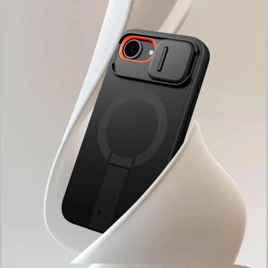 Tech-Protect Kevlar Aura Magsafe Back Cover Fibră de Aramidă Negru (iPhone 17e / 16e)