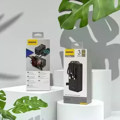 Dudao K11 Max Power Bank 30000mAh 10W με Θύρα USB-A Μαύρο