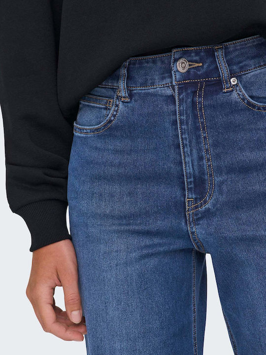 Wide Women's Jean Trousers Dark Blue