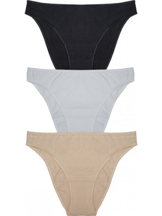 Βαμβακερά Γυναικεία Slip 3Pack Φούξια