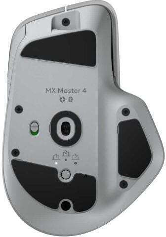 Logitech MX Master 4 Wireless Ergonomic Bluetooth Mouse Pale Grey