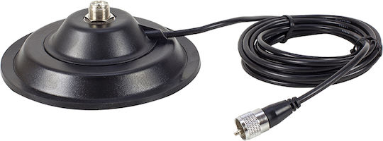 PNI Car Antenna Roof Magnetic / Threaded for Radio in Silver Color